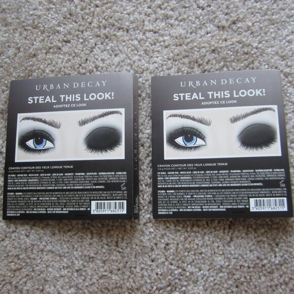 Urban Decay 24/7 Glide-On Eye Pencil Zero black travel mini 0.03 oz., lot of 2 - Picture 2 of 3